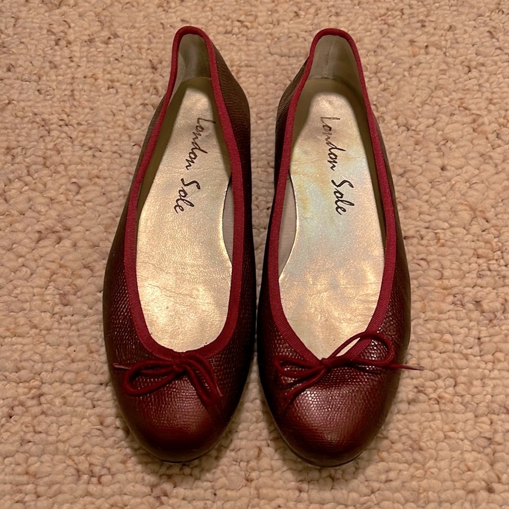 Quilted ballet flat by London Sole- 41